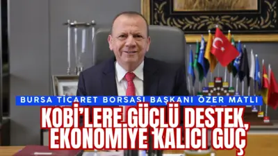 Bursa Ticaret Borsası Başkanı Özer Matlı, yaklaşan yeni yıl öncesinde
