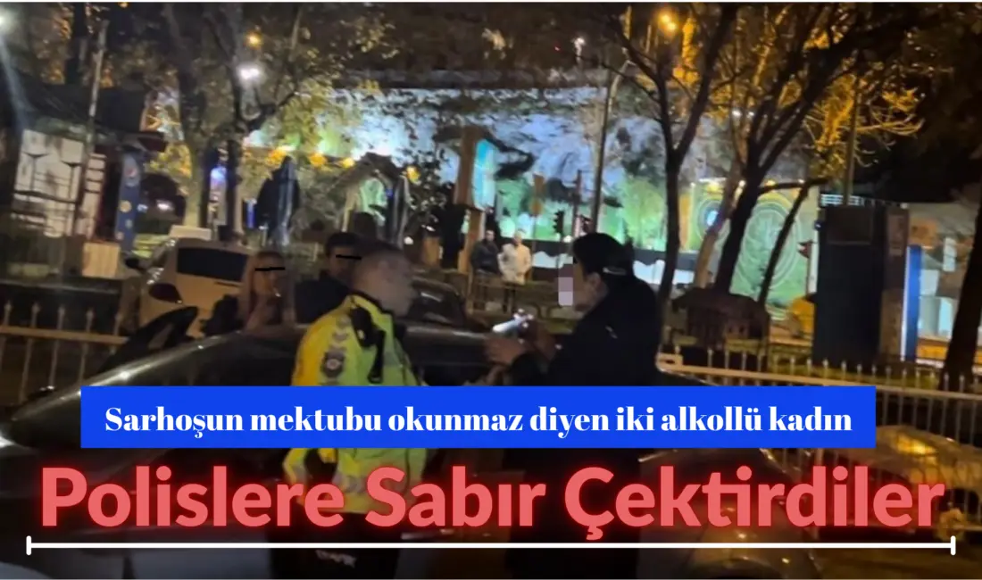 Bursa’da trafik uygulamasında 1.96 promil alkollü çıkan kadın sürücü, polislere