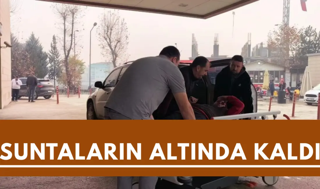 Bursa’nın İnegöl ilçesinde mobilya fabrikasında devrilen suntaların altında kalan işçi