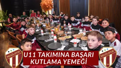 Sultan Su İnegölspor’umuzun U11 takımı, kendilerinden 1 yaş büyüklerin mücadele