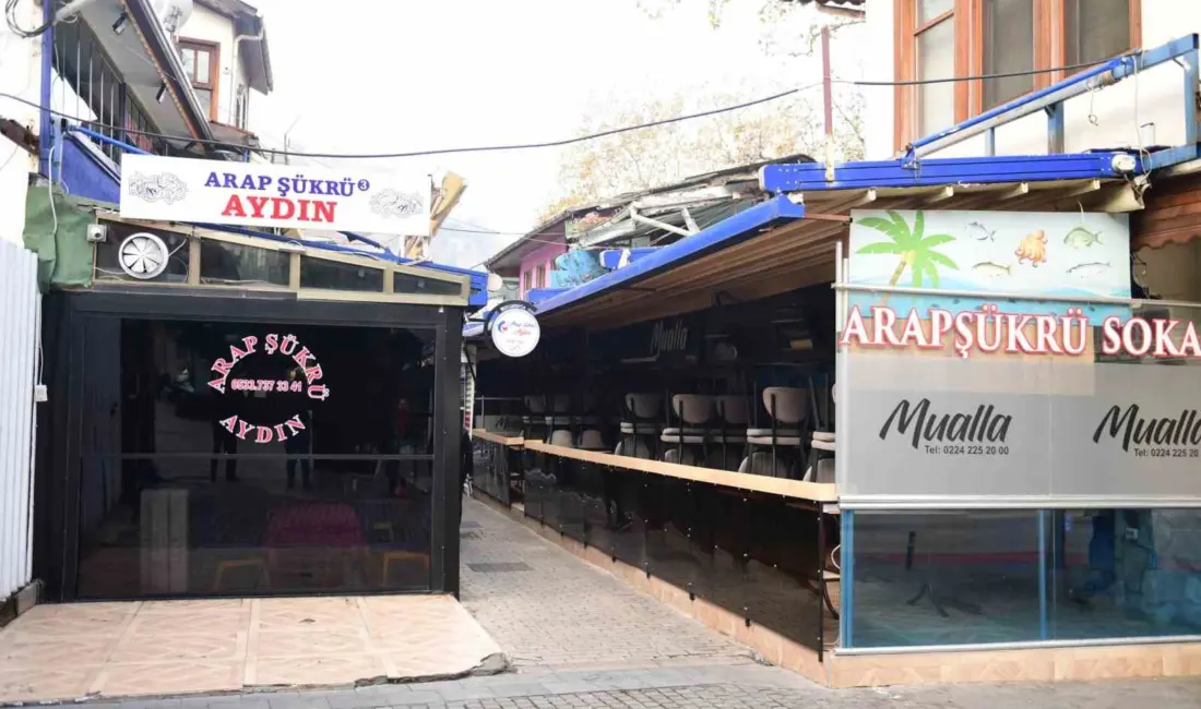 Osmangazi Belediyesi, tarihi Arap Şükrü Sokağı’nda kamu yolunu işgal eden