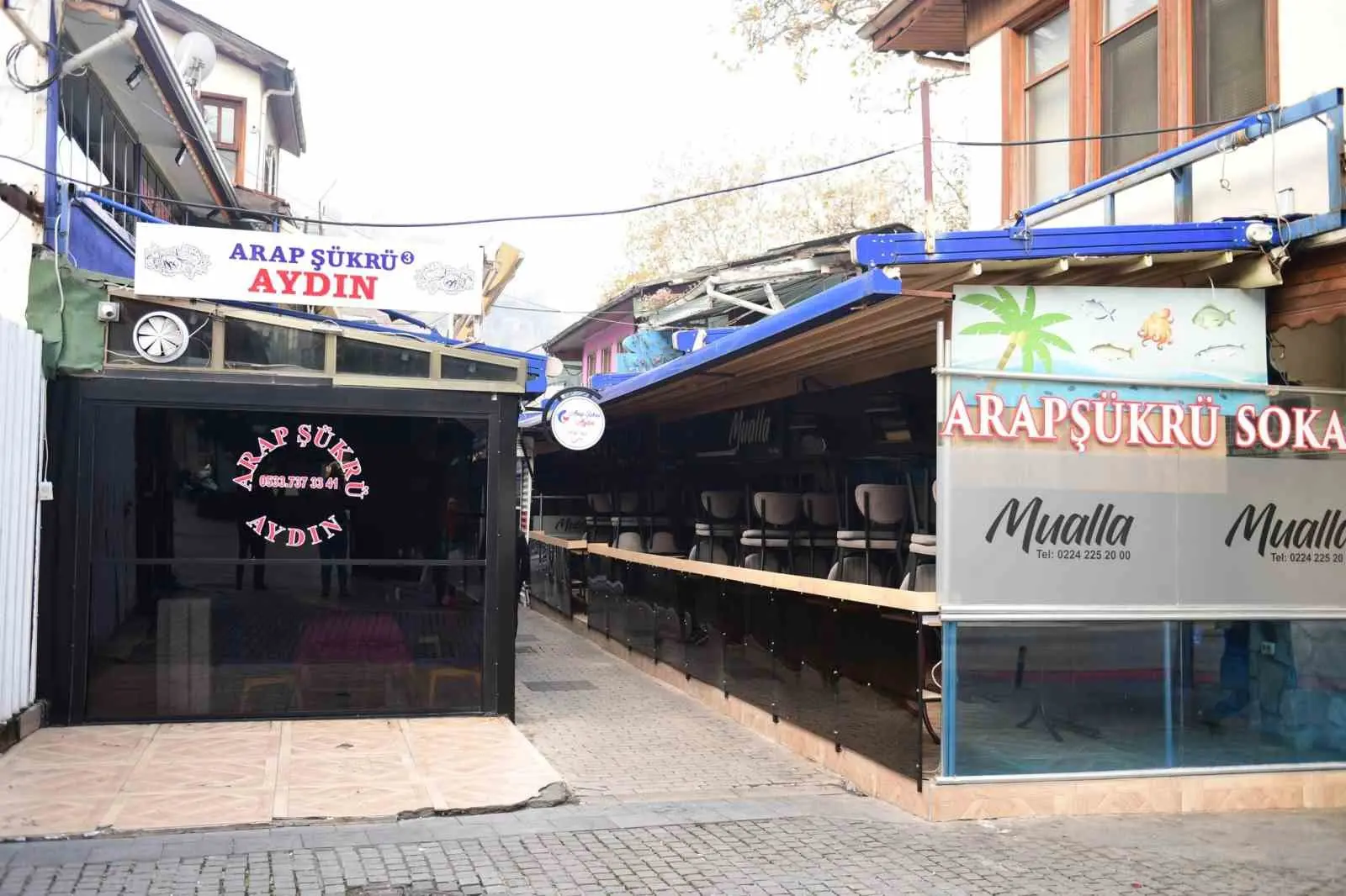 Osmangazi Belediyesi, tarihi Arap Şükrü Sokağı’nda kamu yolunu işgal eden