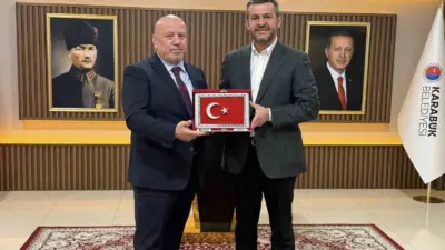 Avrupalı Türk Girişimciler Birliği Genel Başkanı Orhan Buyurman ve yönetim