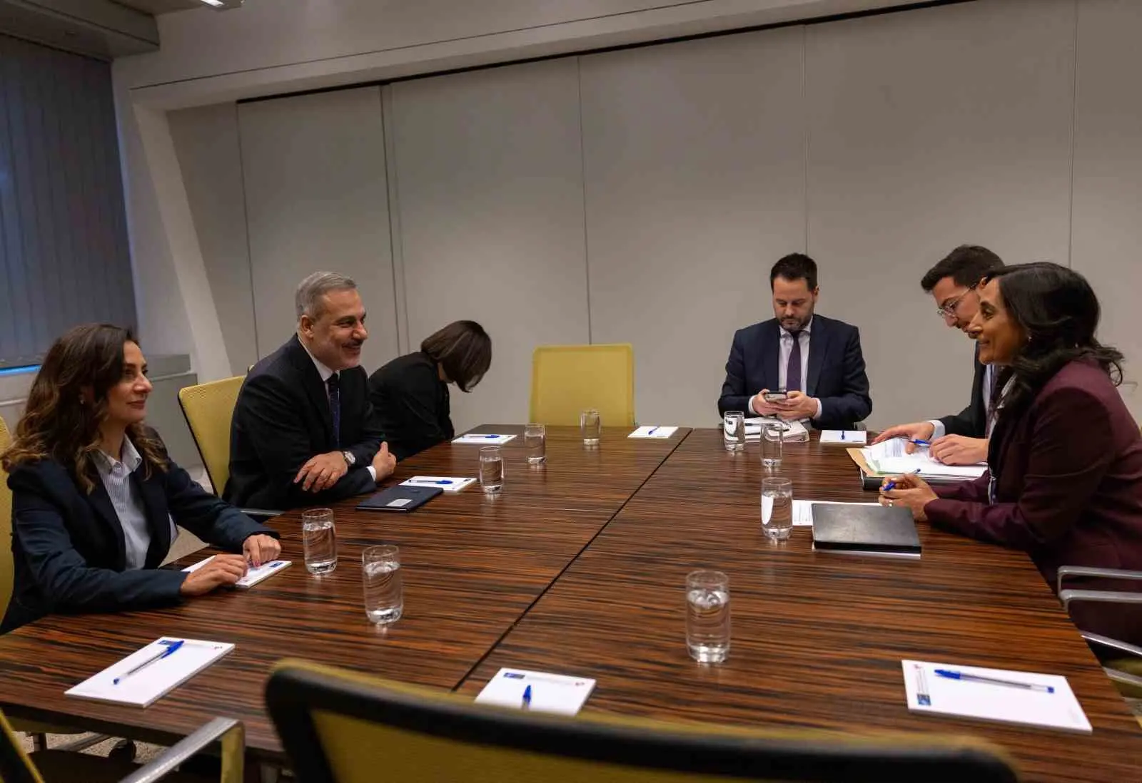 Dışişleri Bakanı Hakan Fidan, NATO Dışişleri Bakanları Toplantısı için bulunduğu