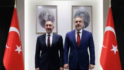 Dışişleri Bakanı Hakan Fidan, Siber Güvenlik Başkanı Ümit Önal’ı kabul