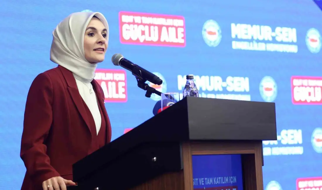 Aile ve Sosyal Hizmetler Bakanı Mahinur Özdemir Göktaş, “Engelli bireylerin