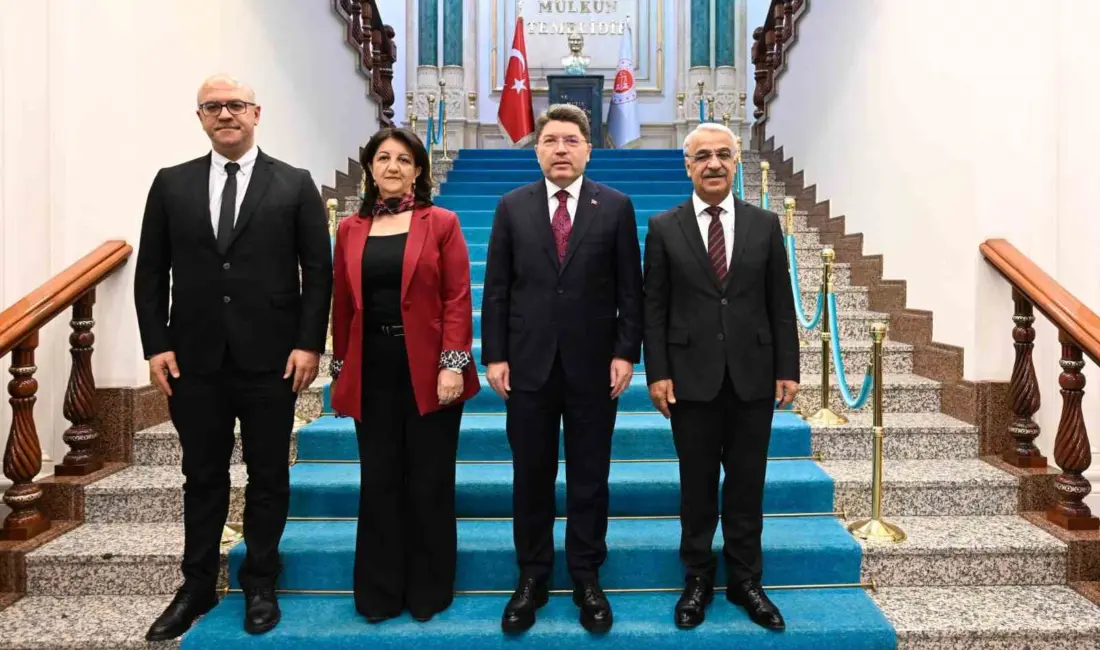 Adalet Bakanı Yılmaz Tunç, DEM Parti İmralı Heyeti üyelerinin gerçekleştirdiği