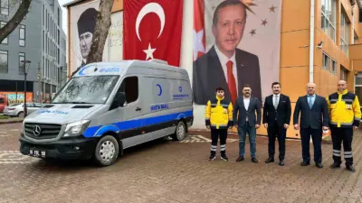 Yenişehir Belediye Başkanı Ercan Özel tarafından başlatılan hasta nakil aracı