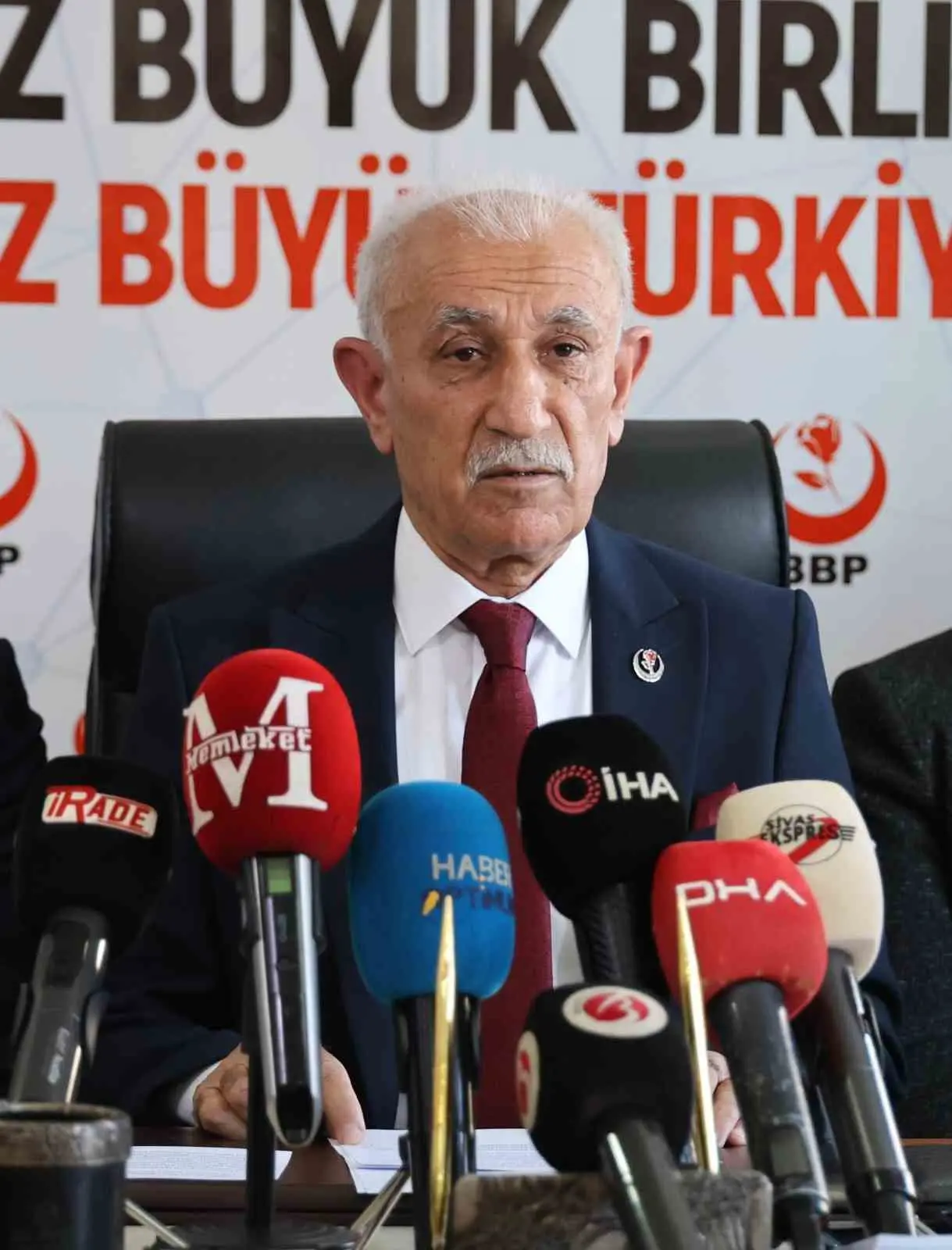 Büyük Birlik Partisi (BBP) Sivas İl Başkanı Ahmet Polat, geçirdiği