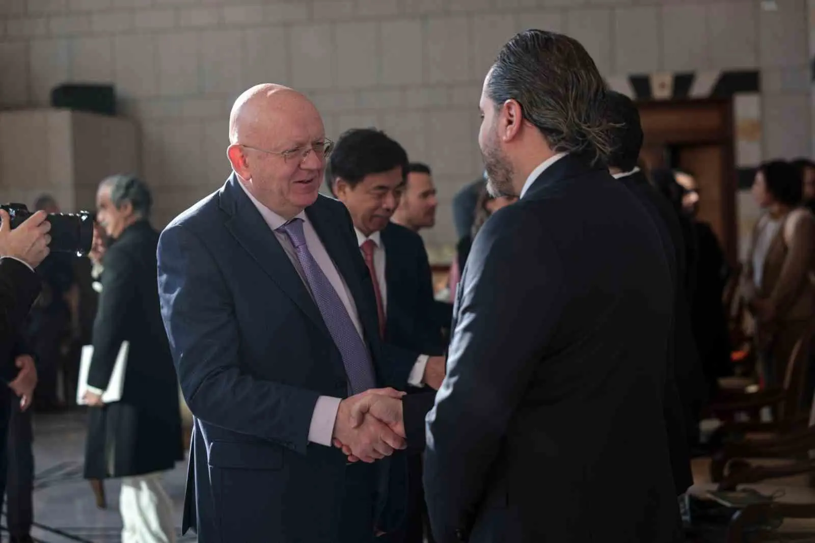 Birleşmiş Milletler Güvenlik Konseyi’ne (BMGK) üye 15 ülkenin temsilcisi, Beşar