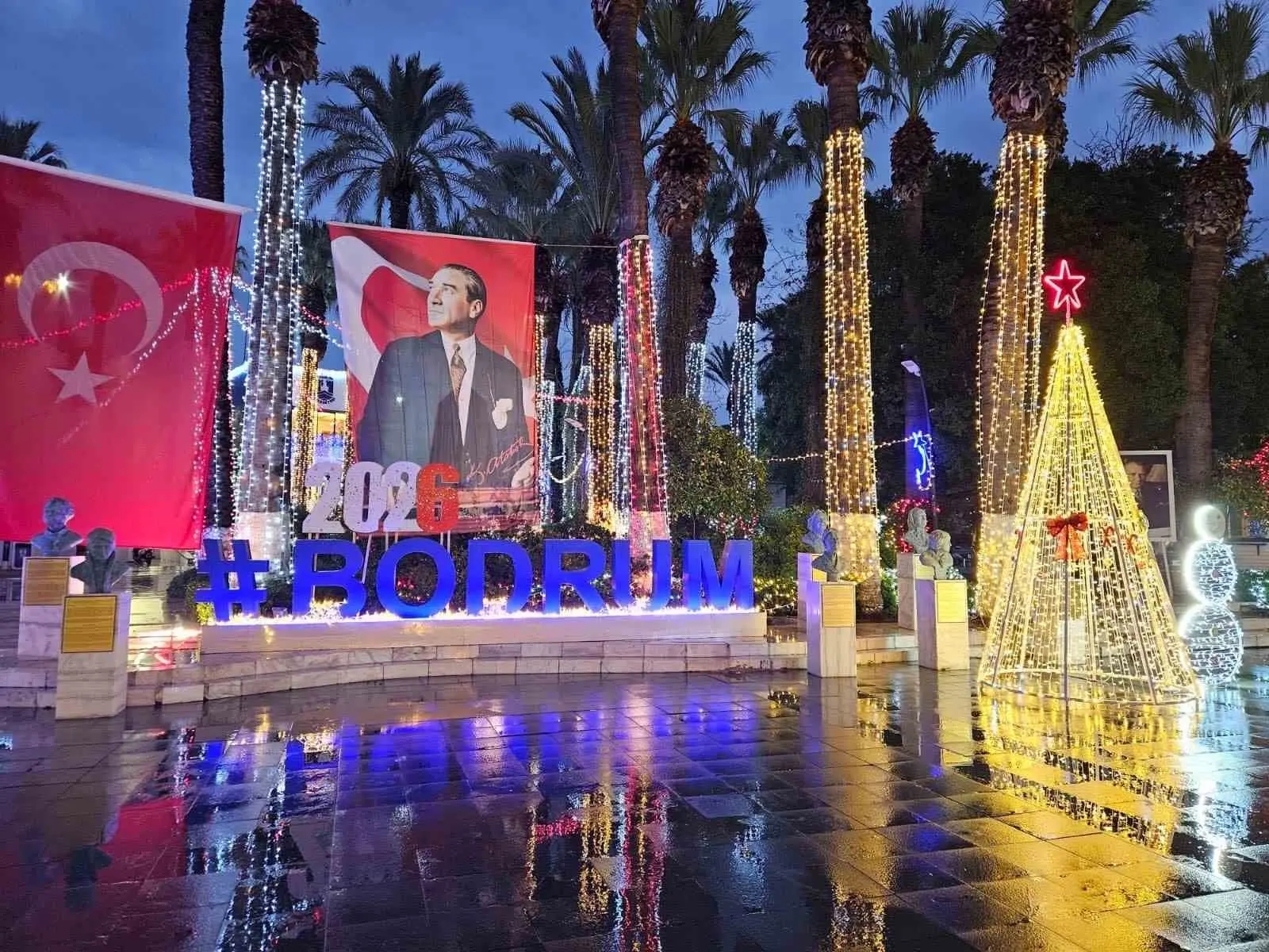 Muğla’nın Bodrum ilçesinde yılbaşı öncesi hareketlilik zirveye ulaştı. İlçede otel