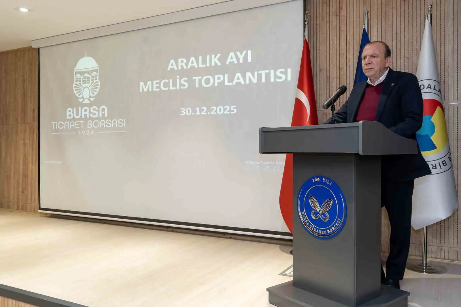 Bursa Ticaret Borsası, Aralık ayı olağan Meclis toplantısında 2026 yılı