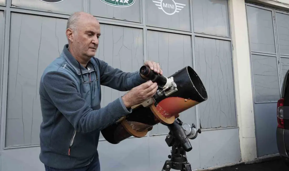 Bursa’da gökyüzü meraklısı Şenol Şanlı, 1 yıl boyunca her ay