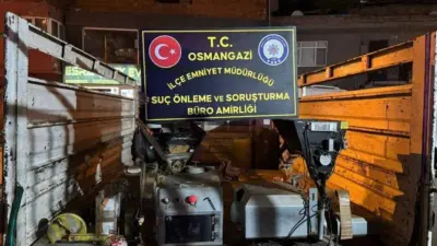Bursa’nın Osmangazi ilçesinde düzenlenen operasyonda 283 bin adet kaçak sigara