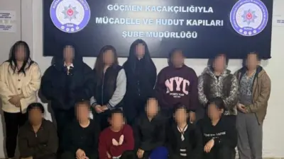 Bursa’da polisin 4 SPA merkezine düzenlediği operasyonda kaçak çalışan 13