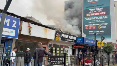 Bursa’nın Gemlik ilçesinde bir pide imalathanesinde çıkan yangın, kısa süreli
