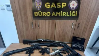 Bursa’da düzenlenen operasyonlarda 5 ruhsatsız tabanca ile 4 ruhsatsız pompalı