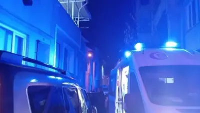 Bursa’nın Osmangazi ilçesinde 3 katlı bir binada baba ve kızının
