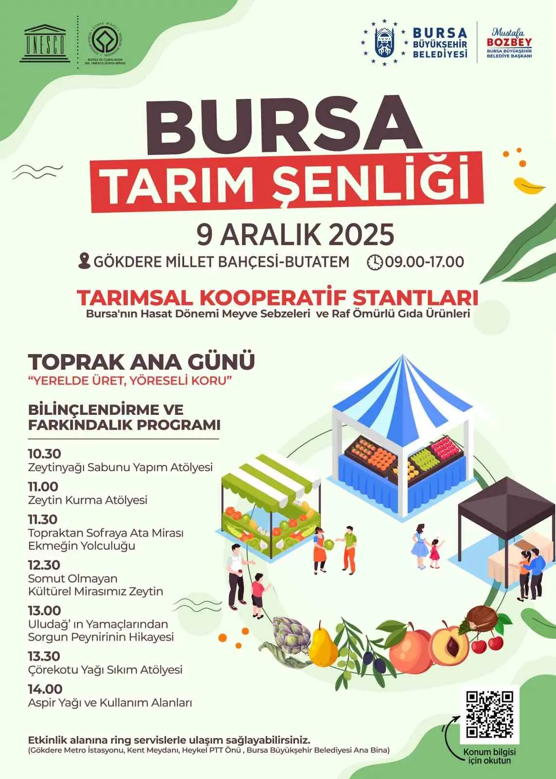 Bursa Büyükşehir Belediyesi, kırsal kalkınmayı desteklemeye, sürdürülebilir üretimi güçlendirmeye ve