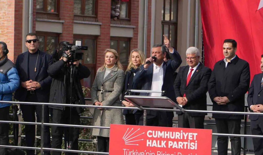 CHP Genel Başkanı Özgür Özel’in Edirne mitinginde Yunanistan ve Bulgaristan’ın