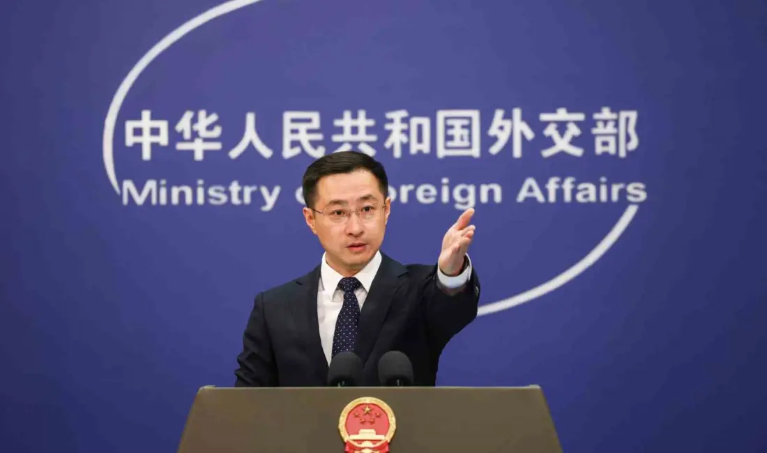 Çin Dışişleri Bakanlığı Sözcüsü Lin Jian, haftalık basın toplantısında, İsrail’in