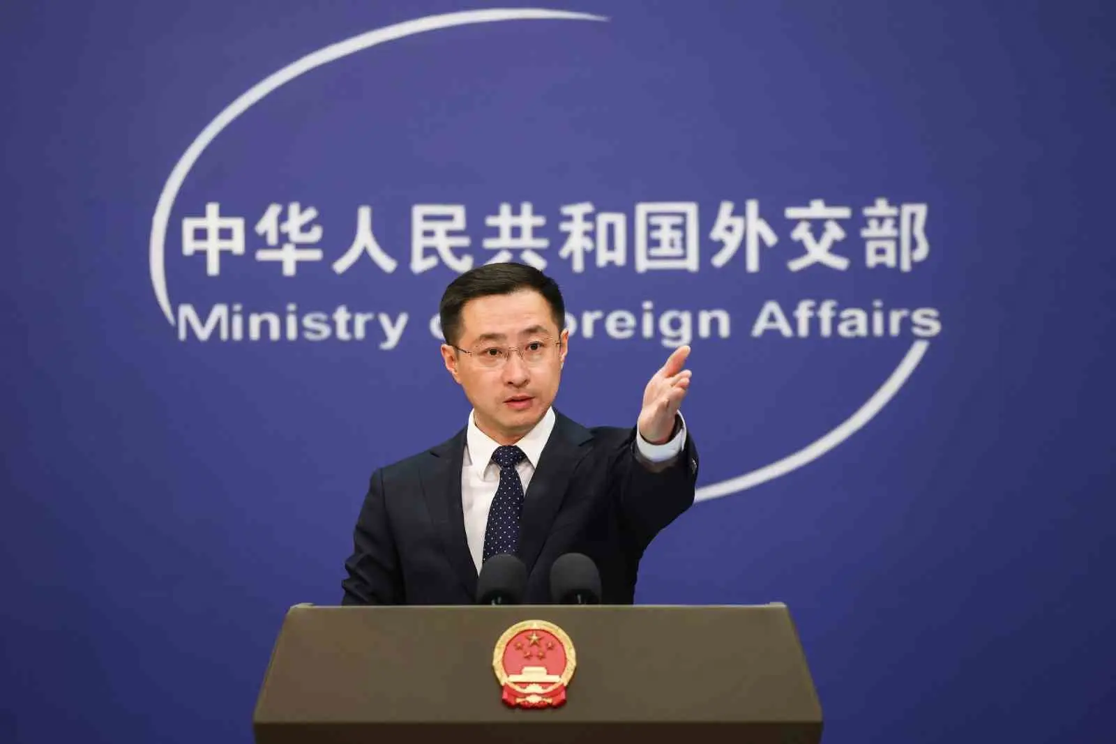 Çin Dışişleri Bakanlığı Sözcüsü Lin Jian, haftalık basın toplantısında, İsrail’in