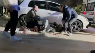 Bursa’nın Nilüfer ilçesinde Tofaş Spor Salonu’nda minik basketbolcular nedeniyle çıkan