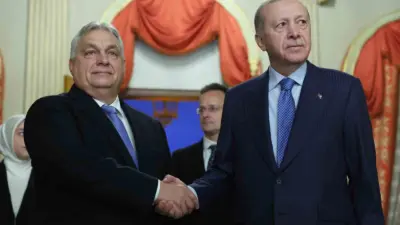 Cumhurbaşkanı Recep Tayyip Erdoğan, Macaristan Başbakanı Viktor Orban’la Cumhurbaşkanlığı Dolmabahçe
