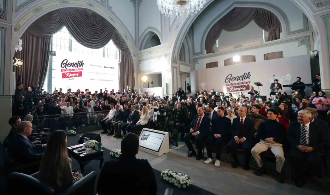 İstanbul’da gençlerle bir araya gelen Cumhurbaşkanı Recep Tayyip Erdoğan, “Mağaralar