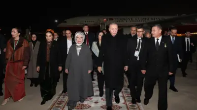 Cumhurbaşkanı Recep Tayyip Erdoğan, ’Uluslararası Barış ve Güven Forumu’na katılmak