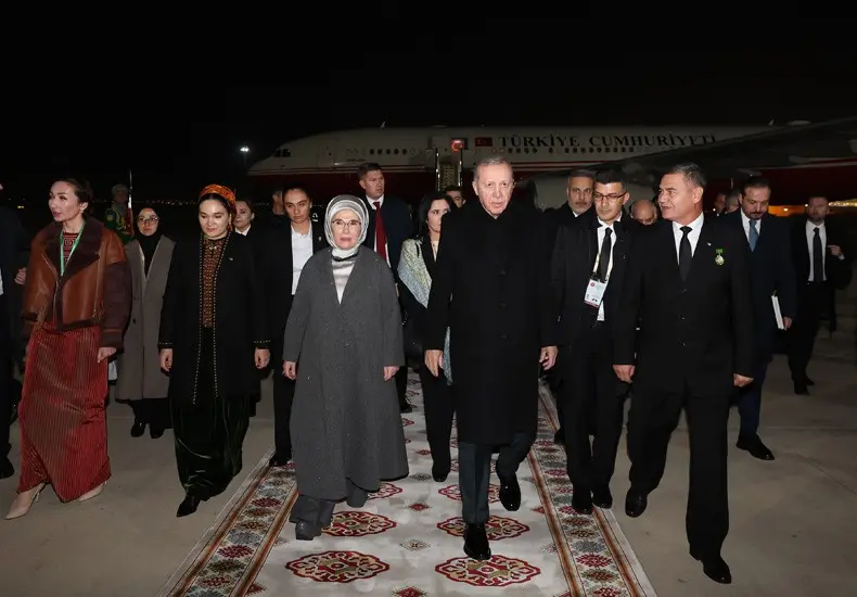 Cumhurbaşkanı Recep Tayyip Erdoğan, ’Uluslararası Barış ve Güven Forumu’na katılmak