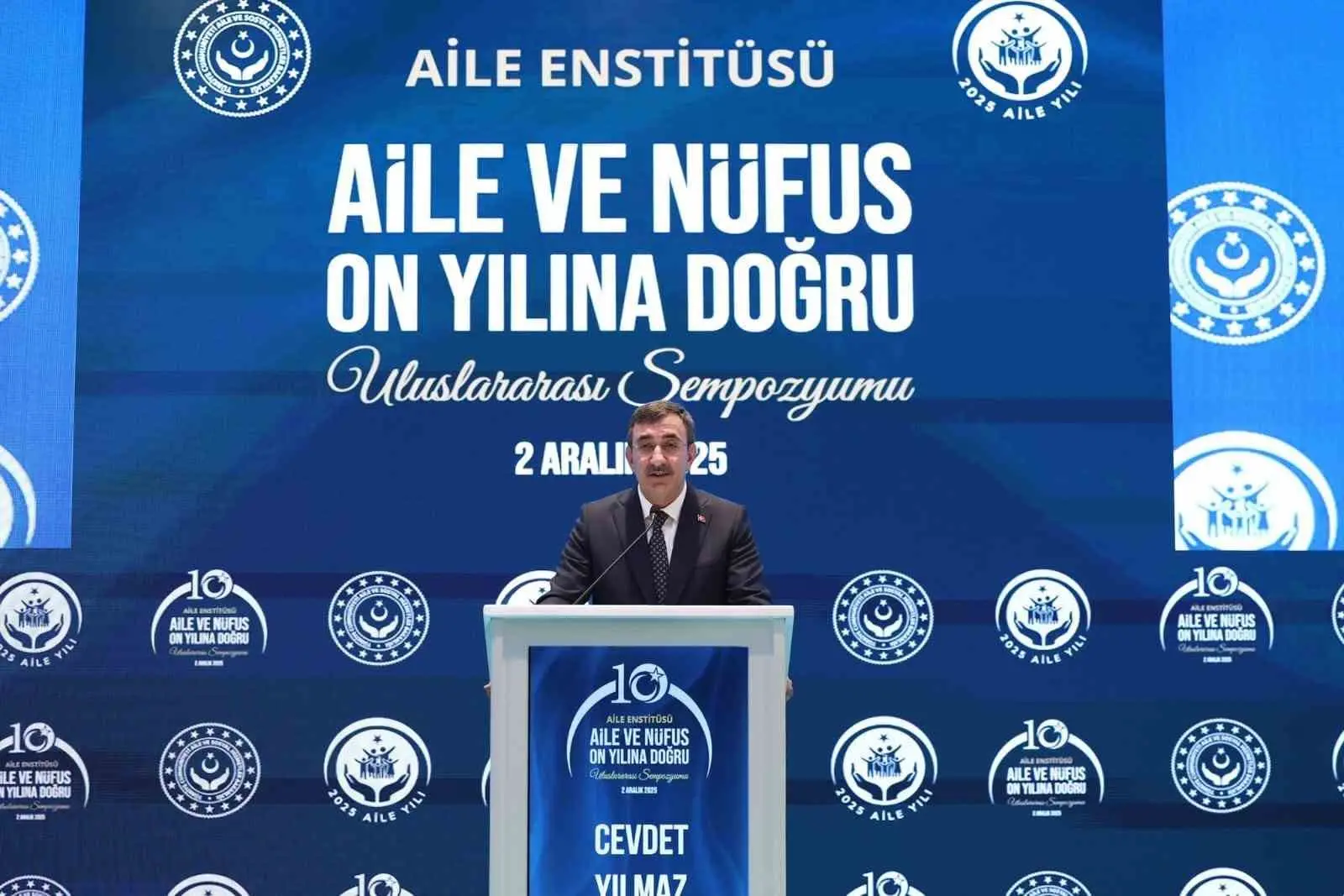 Cumhurbaşkanı Yardımcısı Cevdet Yılmaz, “Ülkelerin son 7 yıldaki doğurganlık hızı