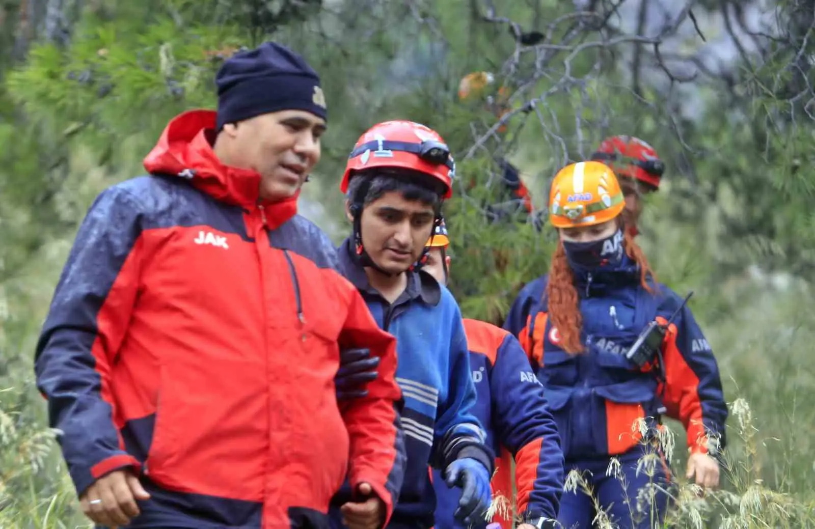 Antalya’da 800 metre rakımlı dağa çıkıp 650’nci metresinde mahsur kaldıktan