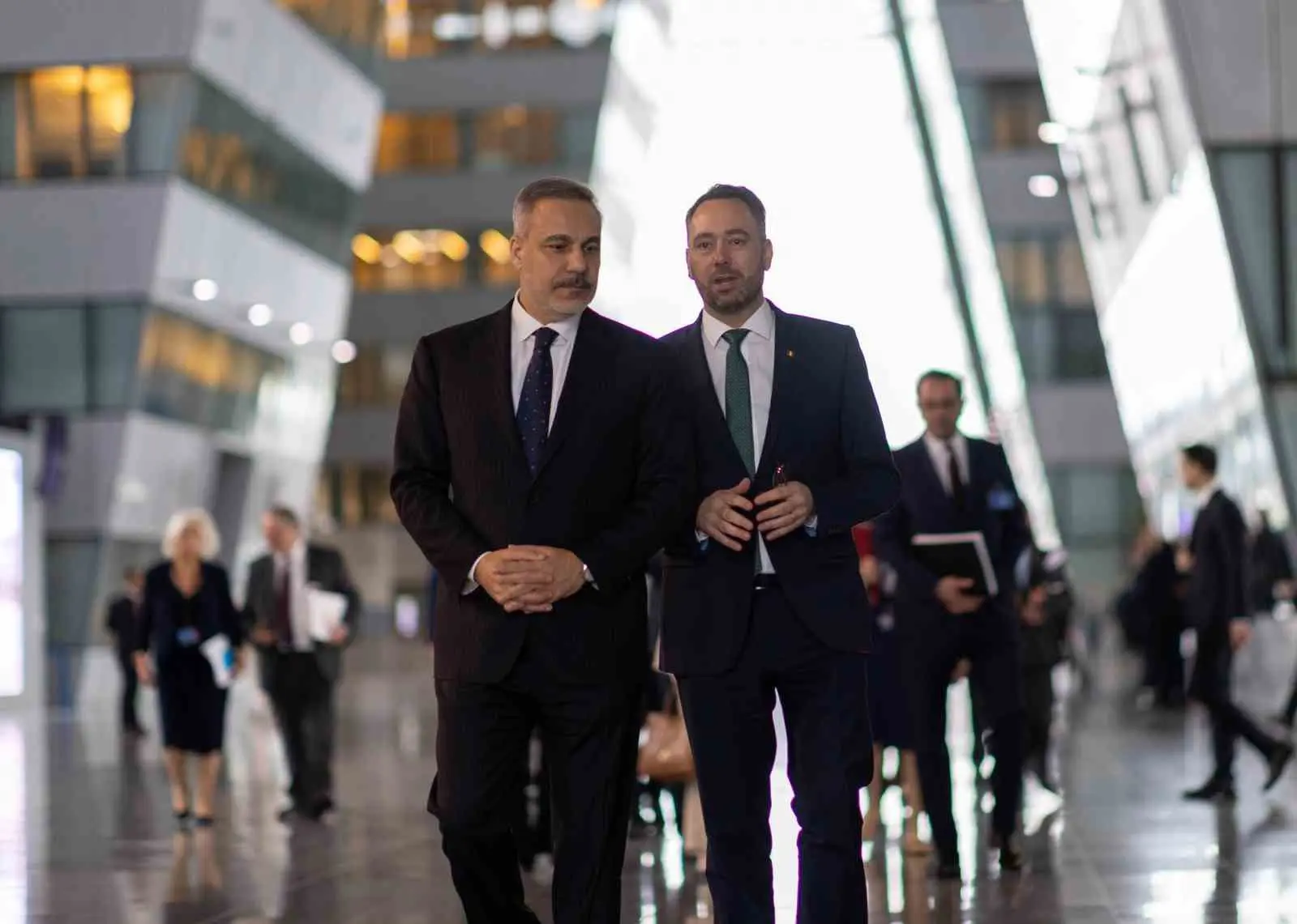 Dışişleri Bakanı Hakan Fidan, NATO Dışişleri Bakanları Toplantısı için bulunduğu