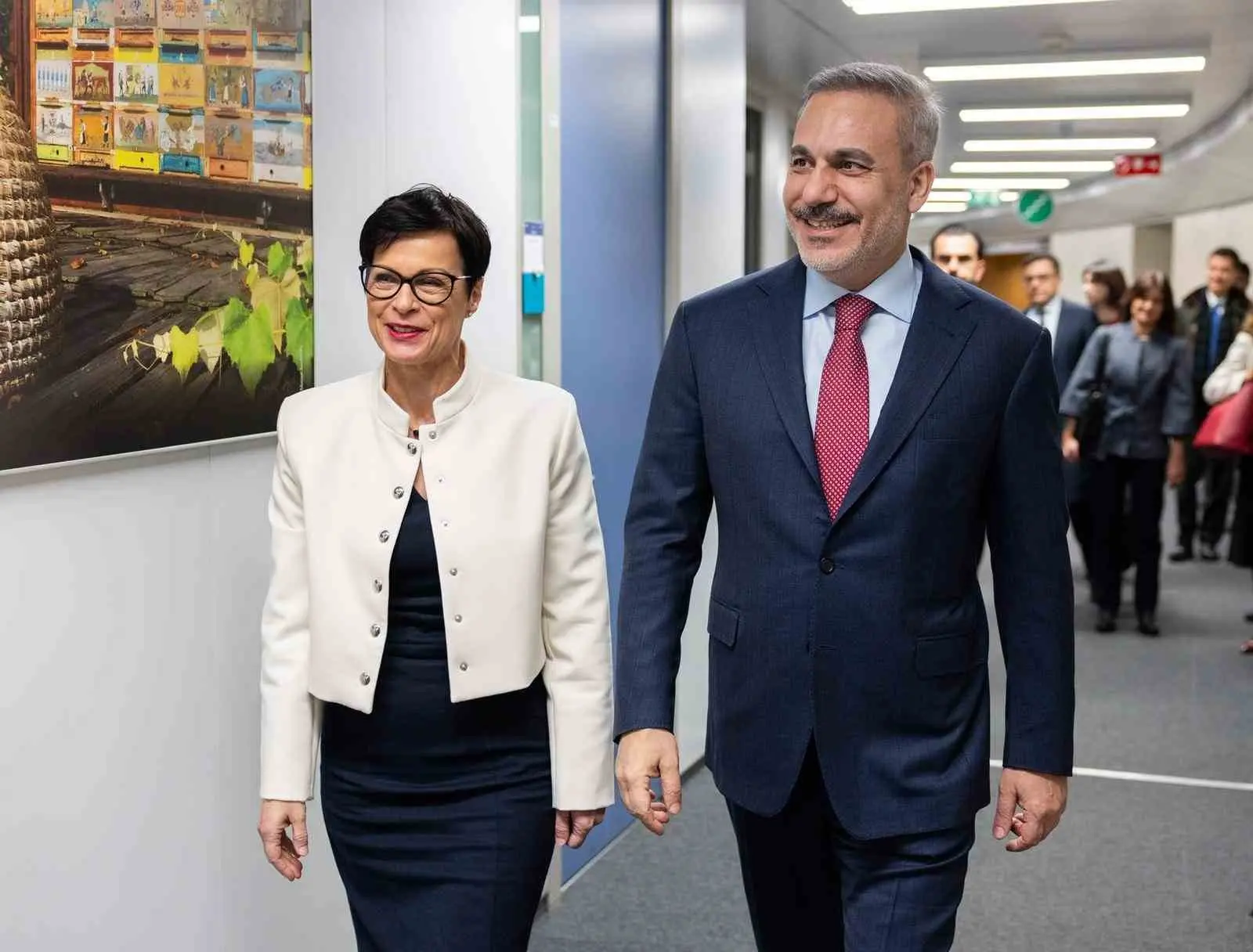 Dışişleri Bakanı Hakan Fidan, NATO Dışişleri Bakanları Toplantısı için geldiği