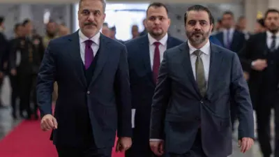 Dışişleri Bakanı Hakan Fidan, Milli Savunma Bakanı Yaşar Güler ve