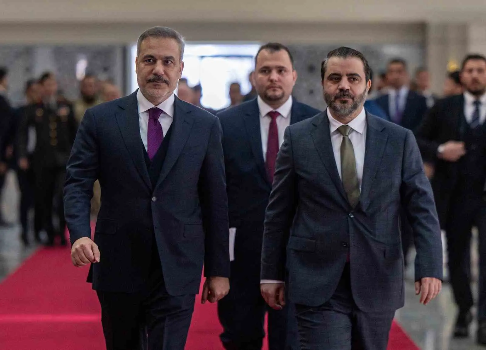 Dışişleri Bakanı Hakan Fidan, Milli Savunma Bakanı Yaşar Güler ve