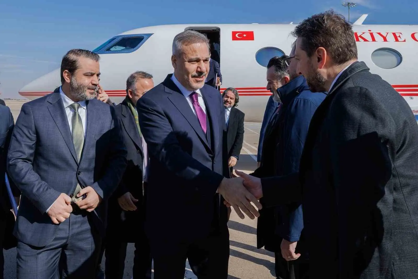 Dışişleri Bakanı Hakan Fidan, Milli Savunma Bakanı Yaşar Güler ve