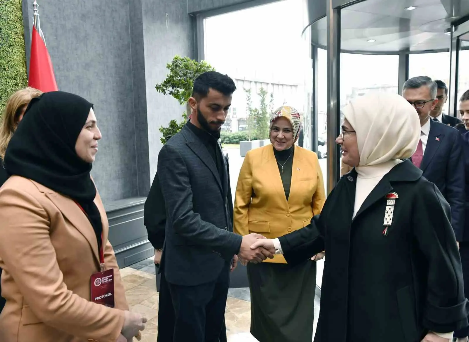 Cumhurbaşkanı Recep Tayyip Erdoğan’ın eşi Emine Erdoğan, “Şehit olan Filistinli