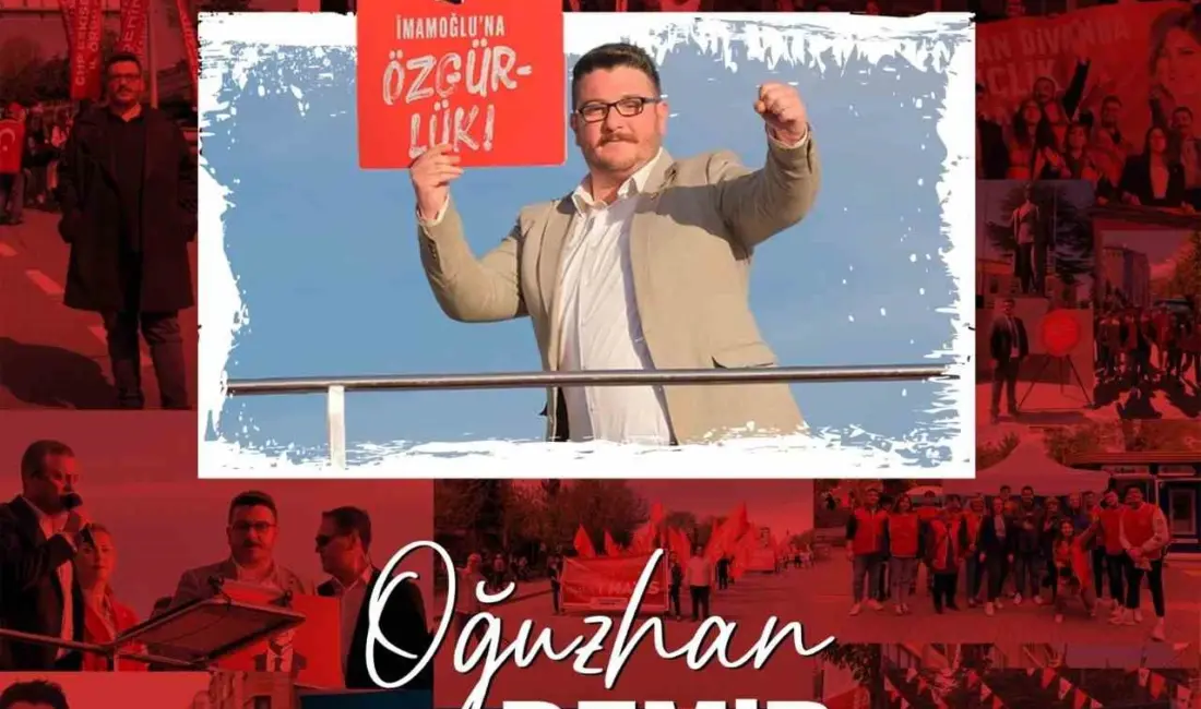 Cumhuriyet Halk Partisi (CHP) Eskişehir Gençlik Kolları Başkanı Oğuzhan Demir,