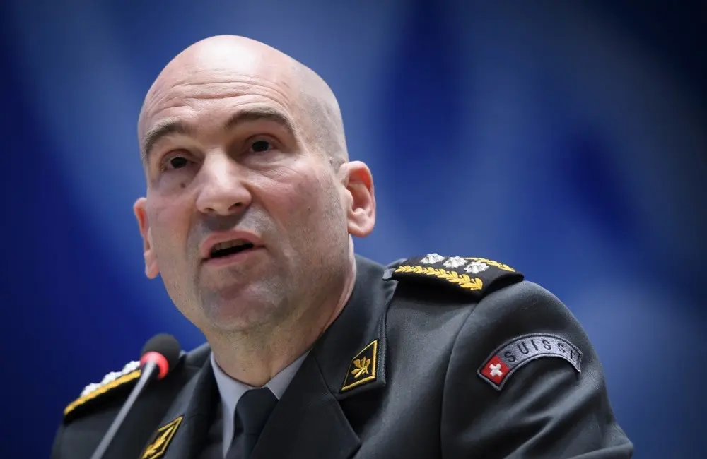 İsviçre Genelkurmay Başkanı Thomas Suessli, “Ülkemizi tam ölçekli bir saldırıya