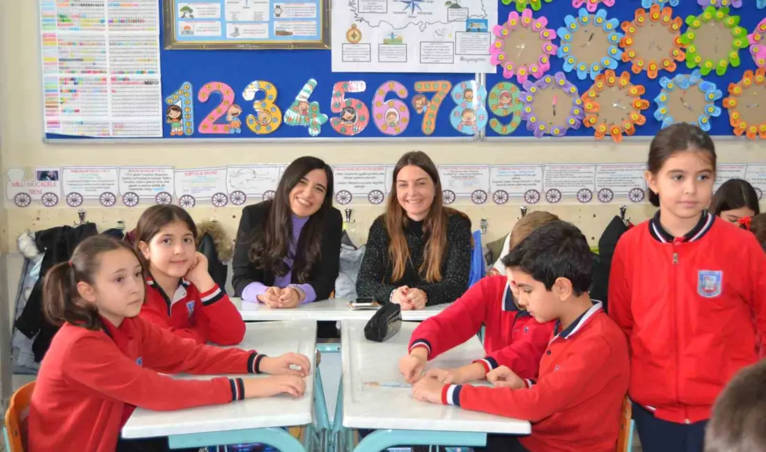 Bursa’nın Mudanya ilçesindeki Mütareke İlkokulu, Erasmus+ Projesi kapsamında İtalya’dan gelen