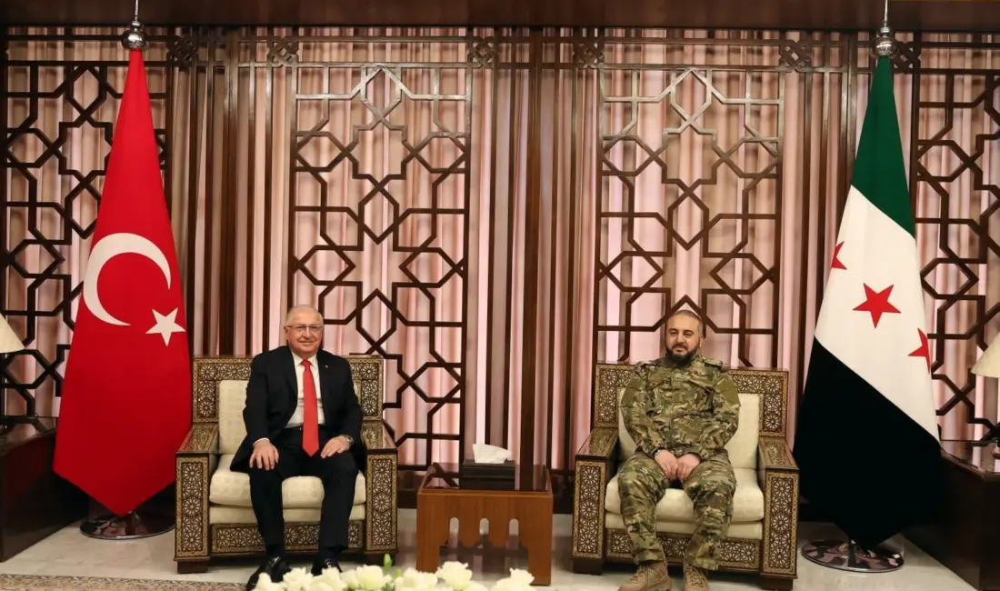 Milli Savunma Bakanı Yaşar Güler, Dışişleri Bakanı Hakan Fidan ve