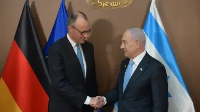 İsrail Başbakanı Binyamin Netanyahu, Kudüs’te Almanya Başbakanı Friedrich Merz ile