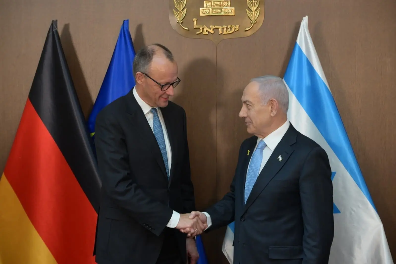 İsrail Başbakanı Binyamin Netanyahu, Kudüs’te Almanya Başbakanı Friedrich Merz ile