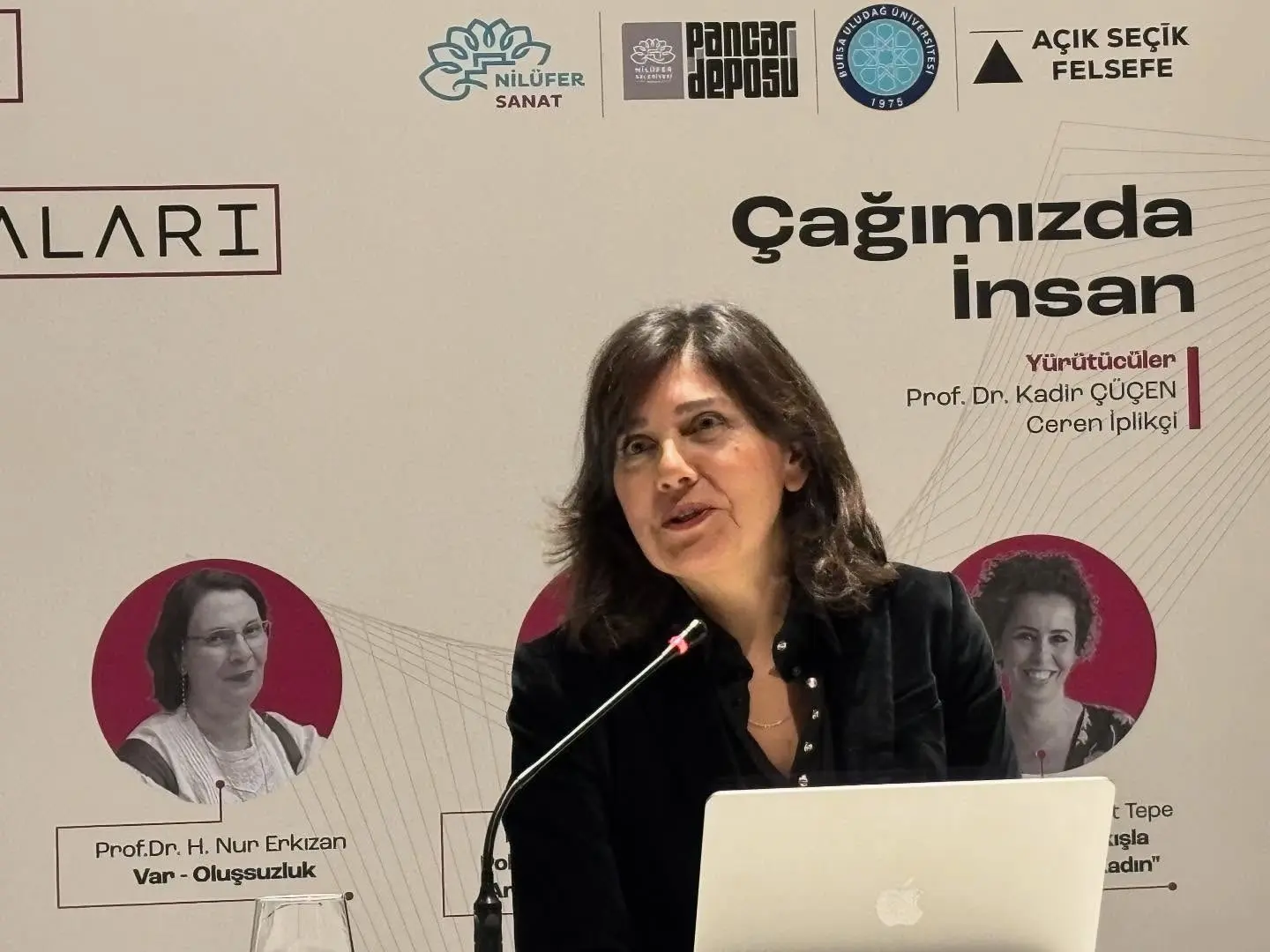 Nilüfer Felsefe Buluşmaları’nın yılın son etkinliğinde konuşan Prof. Dr. Sanem