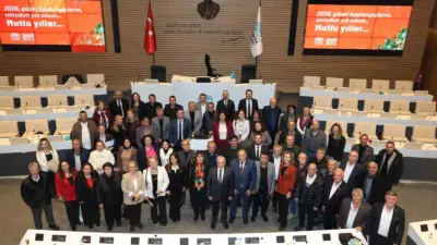 Nilüfer Belediye Başkanı Şadi Özdemir, yılın son muhtarlar buluşmasında Nilüfer’de