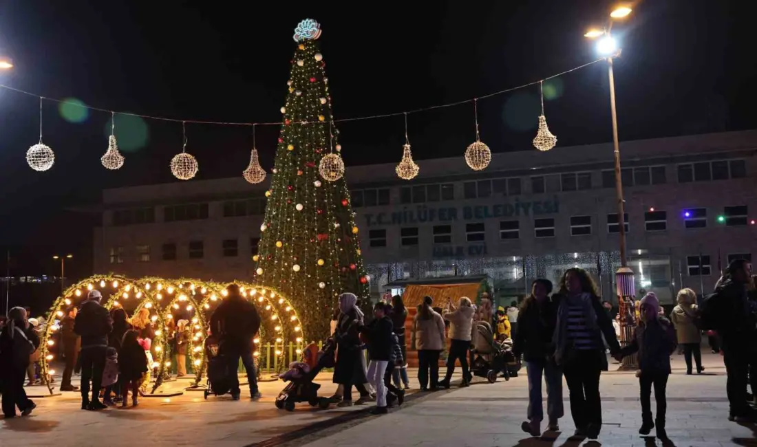 Nilüfer Belediyesi, yeni yılı Cumhuriyet Meydanı’nda kurulacak renkli bir festival