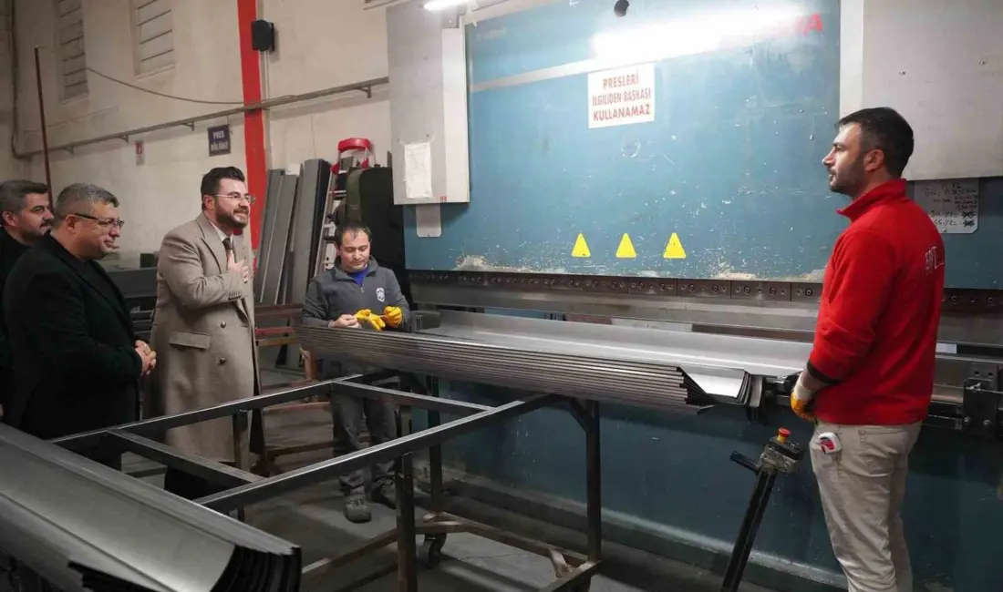 AK Parti Kayseri İl Başkanı Hüseyin Okandan, Organize Sanayi Bölgesi’nde