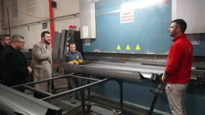 AK Parti Kayseri İl Başkanı Hüseyin Okandan, Organize Sanayi Bölgesi’nde